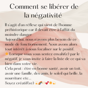 Petite astuce pour se libérer de la négativité ☀️🌈🌸💞🤩🫶🏼🙏🏼😊