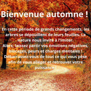 Bienvenue automne